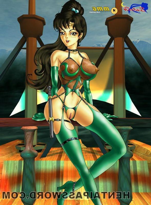 12P Elegant hentai vixen showing her massive melons in the bedroom