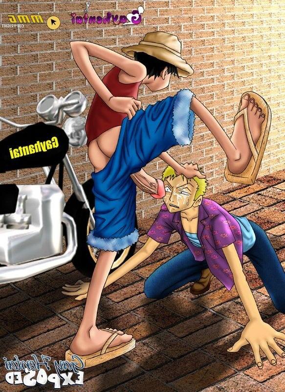12P Sexy young blonde hentai gay sucking a massive penis with lust