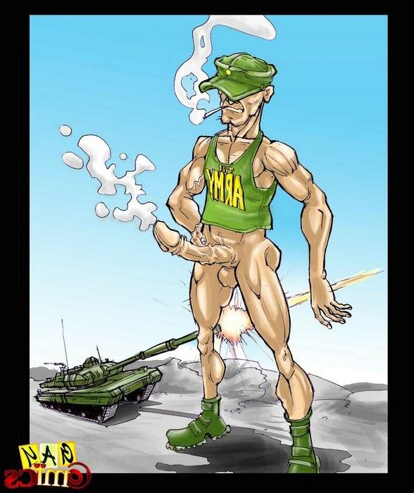 12P Only the best gay Army asses withstand crazy cock attack