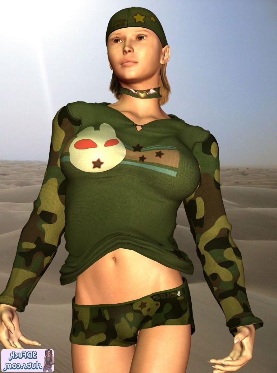 16P Army toon babe