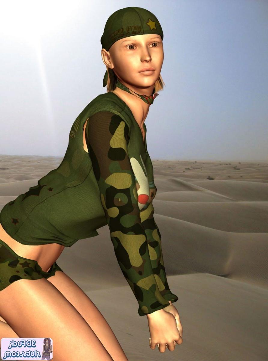 16P Army toon babe