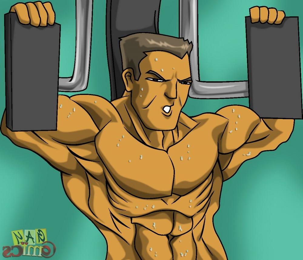 12P Gay anal workout