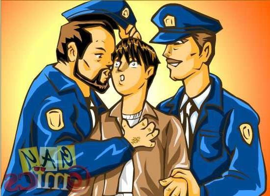 12P Gay cops having fun