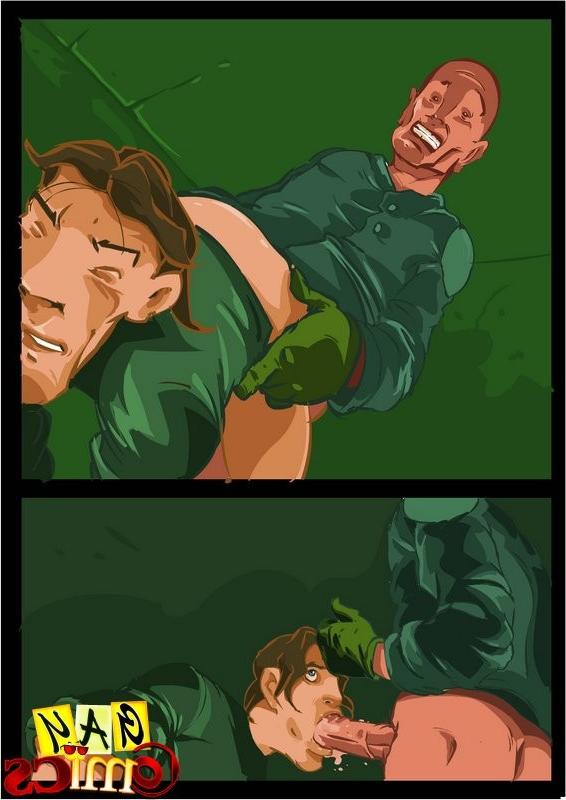 10P Rough sex warriors cartoons