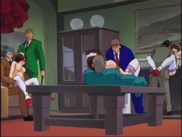 15P Get the horniest animated group fuck with massive peckers rammin