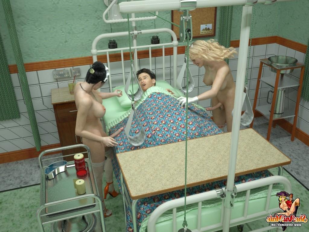 12P Mans Tranny Threesome at the Beach