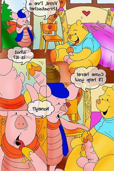 12P Whore moaning loudly and grab terrified Winnie Pooh