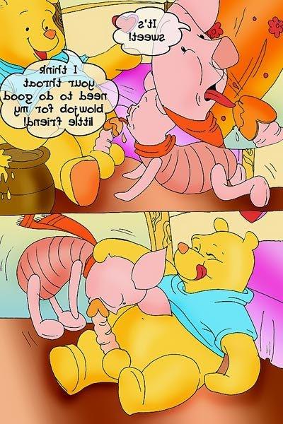 12P Whore moaning loudly and grab terrified Winnie Pooh