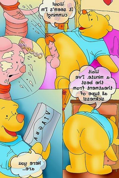 12P Whore moaning loudly and grab terrified Winnie Pooh