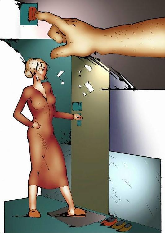 16P Horny blonde housewife getting a plumber for some housework