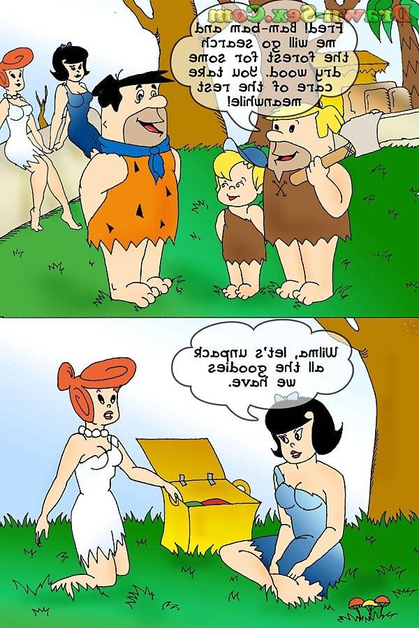 10P Flintstones in action cartoons!