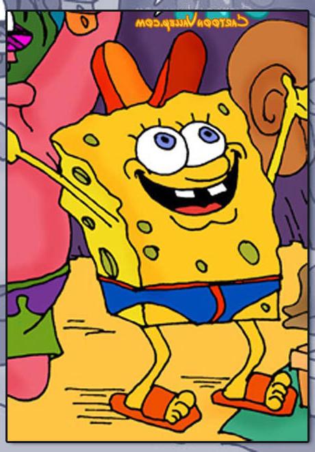 12P Bewitching sandy gets Sponge Bob and bursts climax