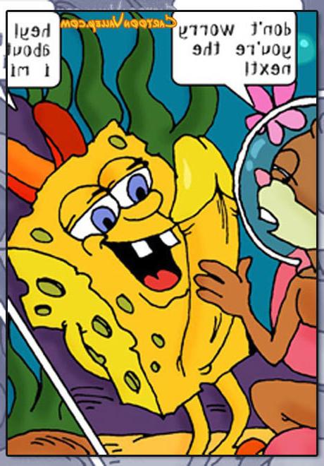 12P Bewitching sandy gets Sponge Bob and bursts climax