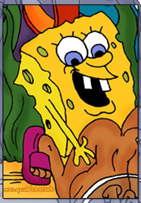12P Bewitching sandy gets Sponge Bob and bursts climax