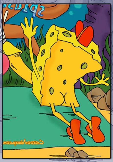 12P Bewitching sandy gets Sponge Bob and bursts climax
