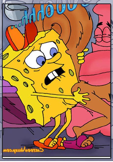 12P Bewitching sandy gets Sponge Bob and bursts climax