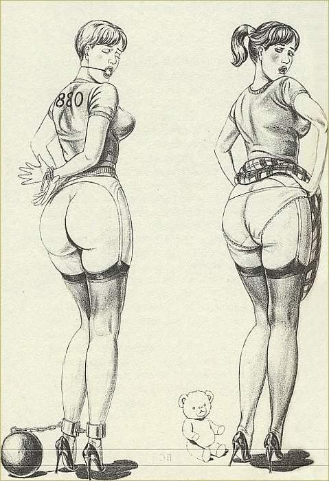15P erotic huge round red ass spanking fetish painful artworks