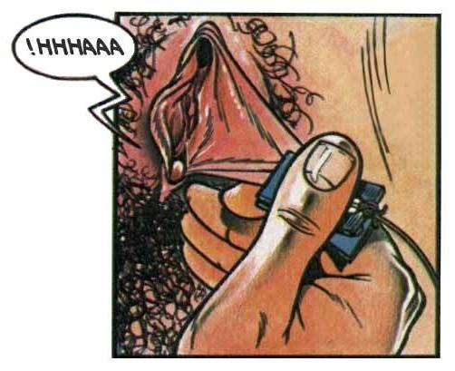 15P strange and bizarre erotic sexual bondage comic