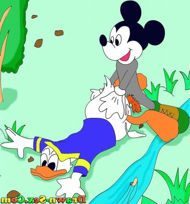 15P Mickey Mouse and Donald Duck sucking and fucking hardcore