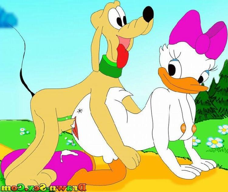 15P Mickey Mouse and Donald Duck sucking and fucking hardcore