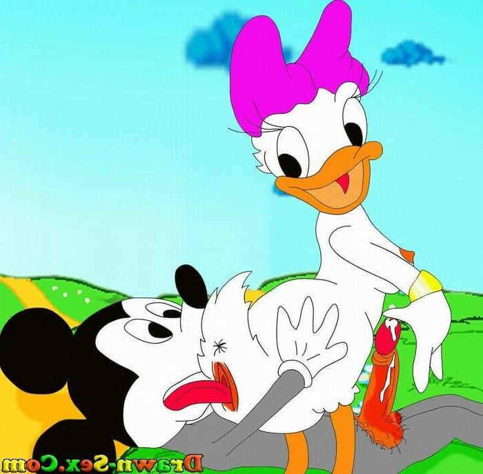 15P Mickey Mouse and Donald Duck sucking and fucking hardcore