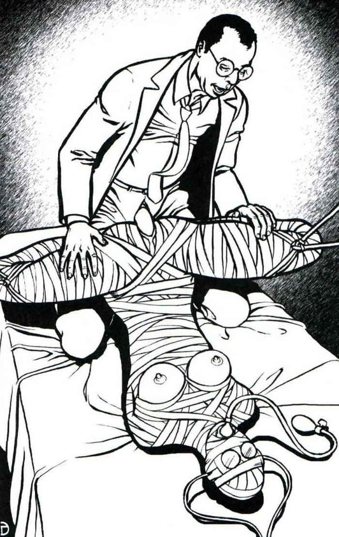 15P bizarre and evil sexual female bondage horrors
