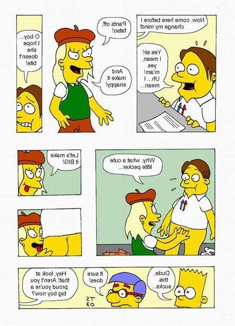 12P Experienced Lisa Simpson blowing as getting filled