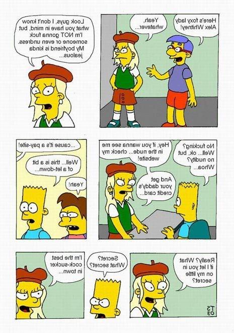 12P Experienced Lisa Simpson blowing as getting filled