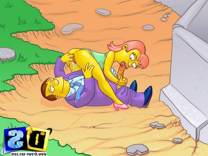 12P Tiny Mrs. Krabappel slammed in her anus by Milhouse