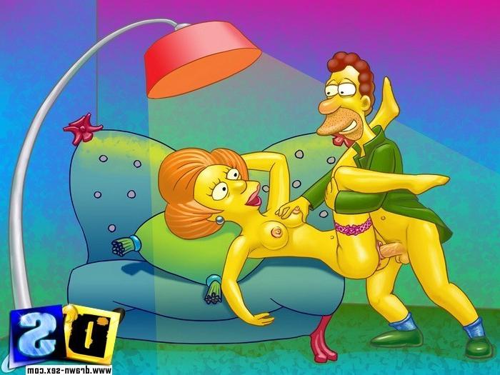 12P Tiny Mrs. Krabappel slammed in her anus by Milhouse