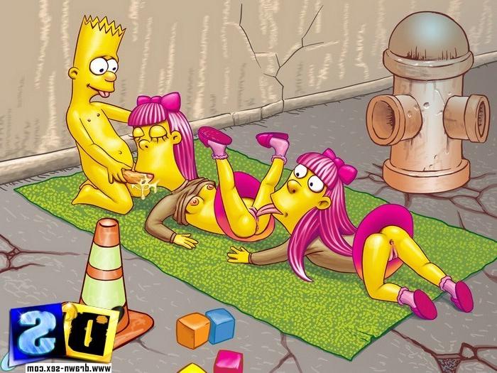 12P Tiny Mrs. Krabappel slammed in her anus by Milhouse