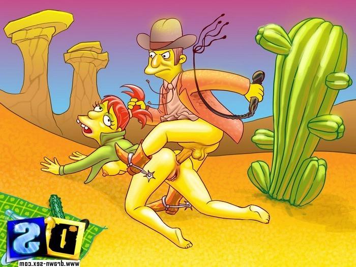 12P Tiny Mrs. Krabappel slammed in her anus by Milhouse