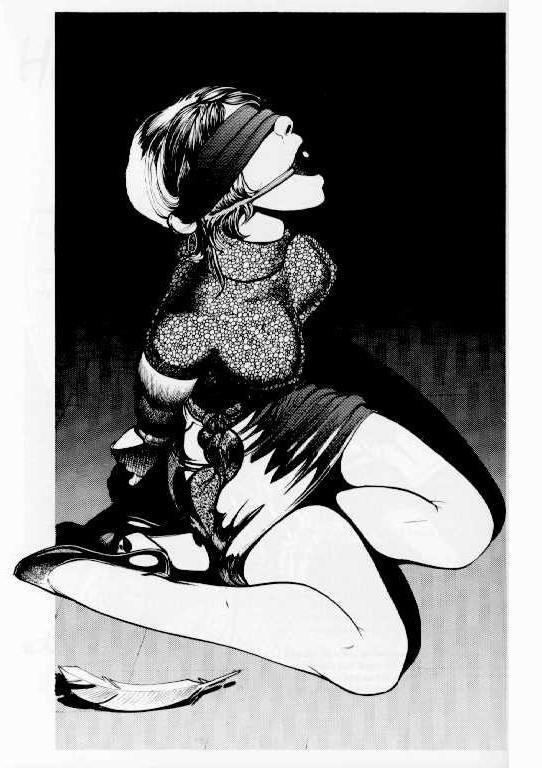 15P bizarre bondage art of beautiful rope tied women