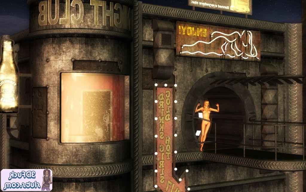 16P Blonde toon babe at the sex club