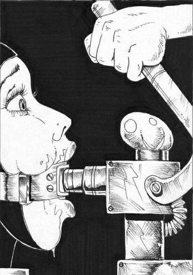 15P evil painful bondage with women in rope tied sex artworks