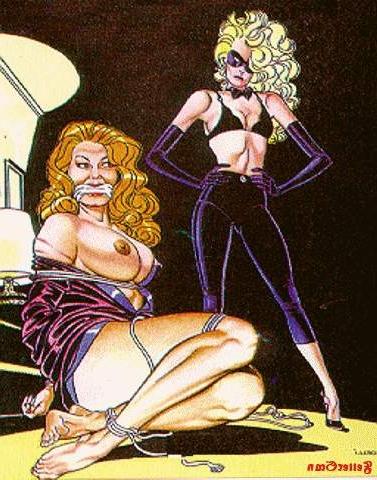 15P sick and twisted female bondage art work and draws