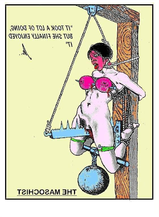 14P ropes tied tight around her pretty neck artwork