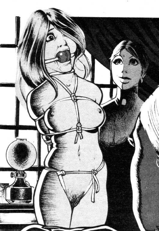 15P big round breasts tied with ropes for sexual fetish artworks