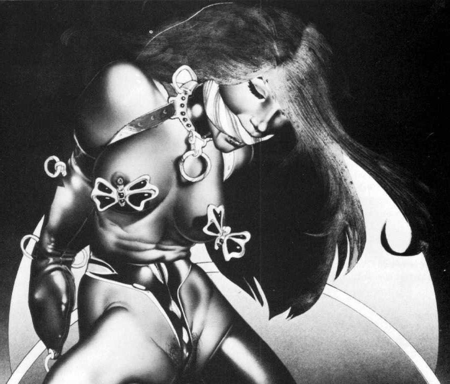 15P big round breasts tied with ropes for sexual fetish artworks