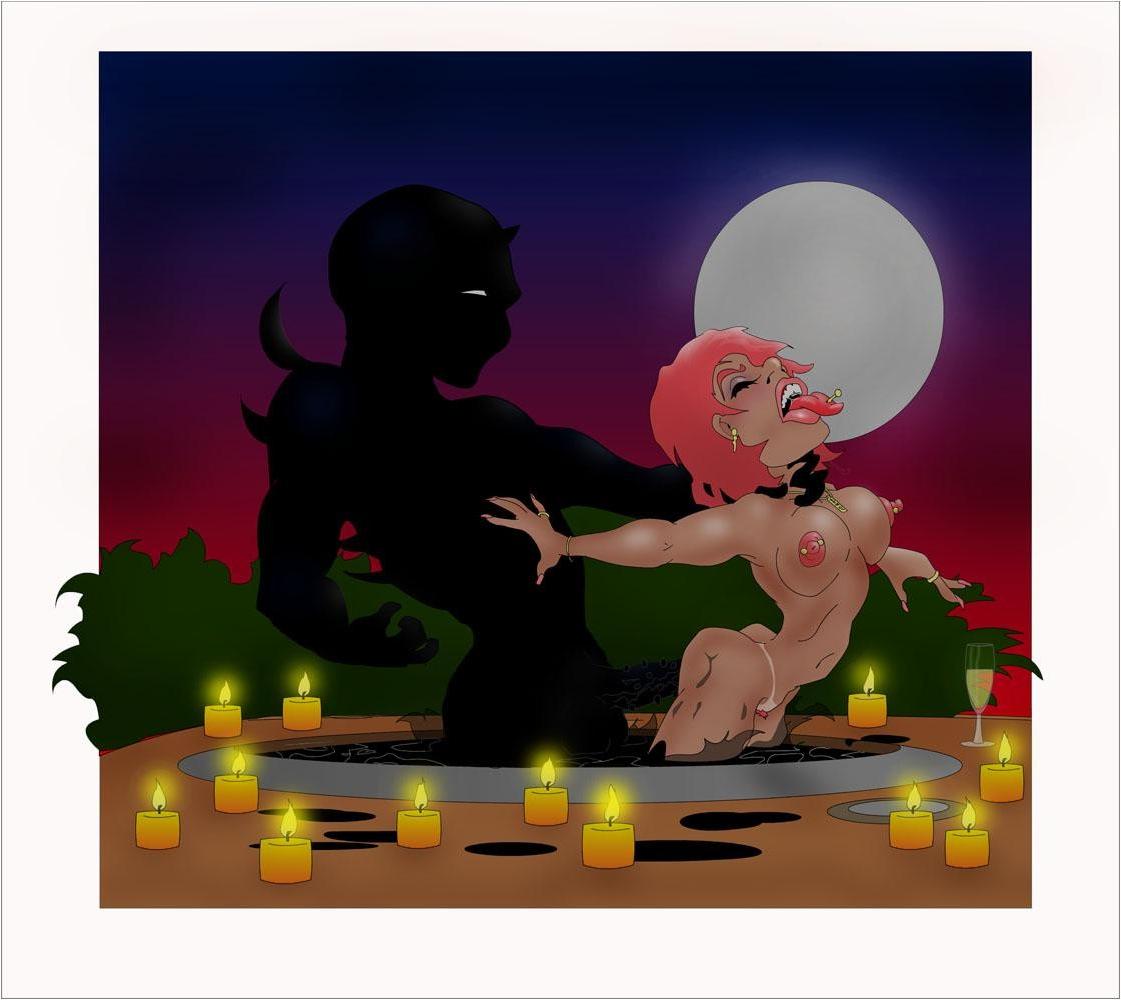 15P women in erotic sexual bondage artwork and drawing