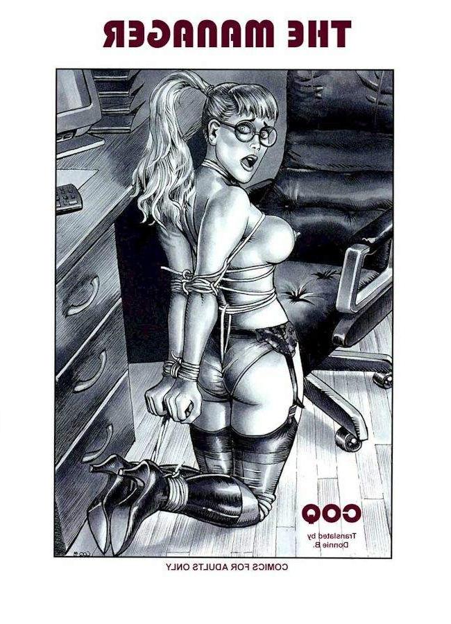 15P busty blonde secretary caught and rope tied for hard sex