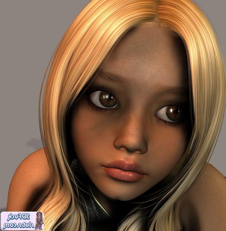 16P Pretty innocent blonde toon teen girl