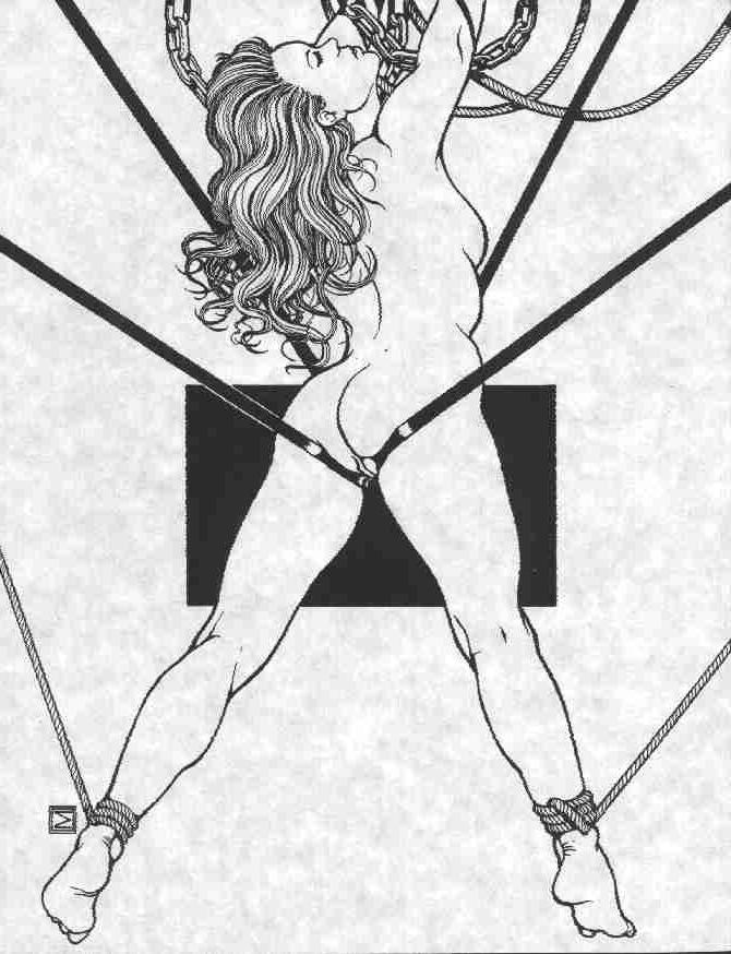 15P evil sexual bondage for women to be bound with rope for pain sex