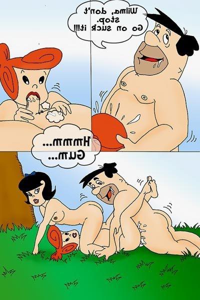 12P Brenda plugged in all her holes by Fred Flintstone
