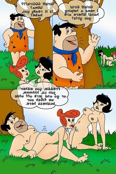 12P Brenda plugged in all her holes by Fred Flintstone