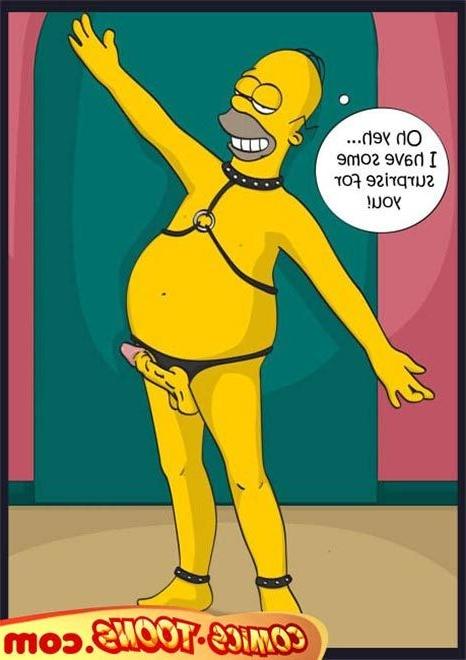 12P Marge Simpson deepthroats till gets double penetrated