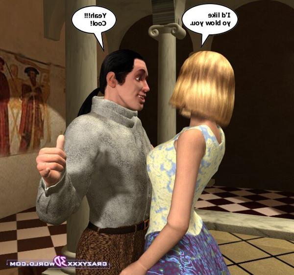 16P Horny Cinderella sucking and fucking her prince