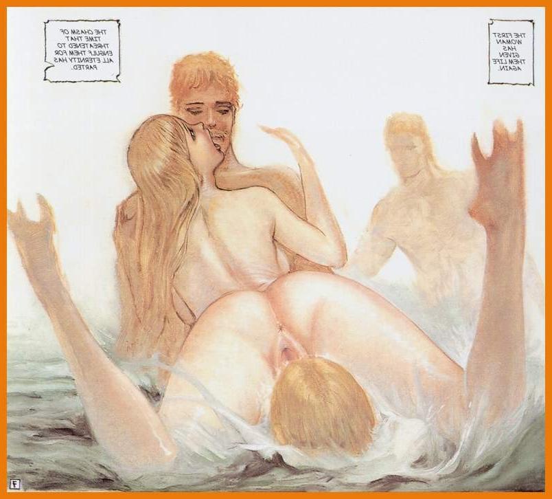 15P horny busty blonde in erotic orgy with huge cocks