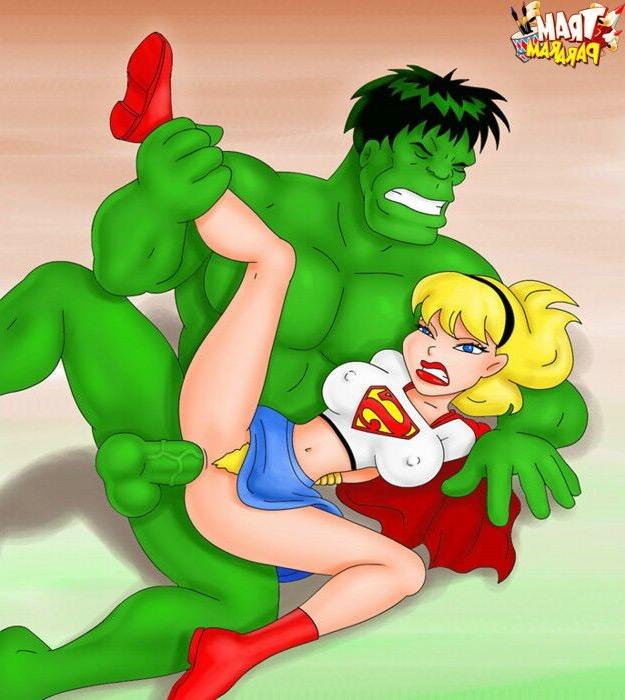 16P The most famous superheroes appear on porn stage for you