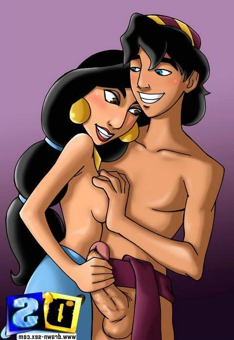 16P The Simpsons and Aladdin in hardcore drawn fucking